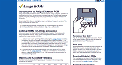 Desktop Screenshot of amigaroms.com